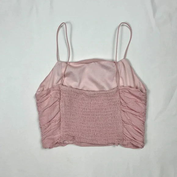 Pacsun Pink Cropped Tank Top - Picture 4 of 5